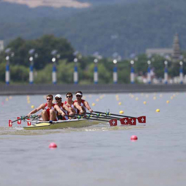 Switzerland's men's quadruple sculls